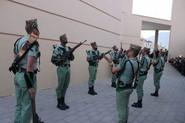 La Legión. Los caballeros legionarios apenas unos minutos antes de la salida procesional del Santísimo Cristo de la Buena Muerte. /Rafa Villegas