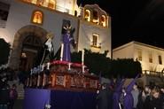 Dalías. Nuestro Padre Jesús Nazareno y Nuestra Señora de los Dolores regresan al templo tras recorrer el municipio el Jueves Santo.