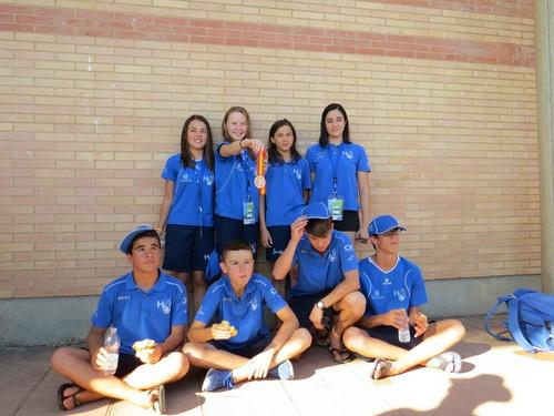 El Club de natación ejidense H2O logra excelentes resultados en el Campeonato de España alevín