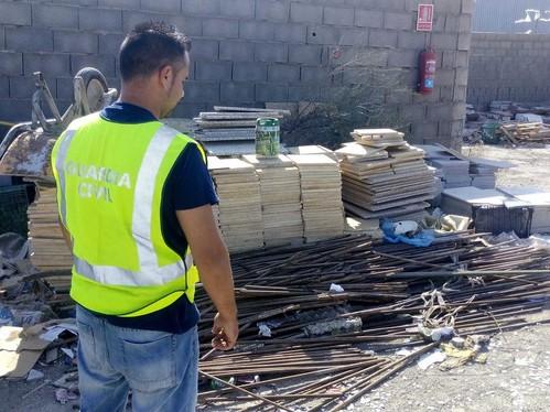 La Guardia Civil detiene al autor de la sustracción de 200 cabillas de una explotación agrícola