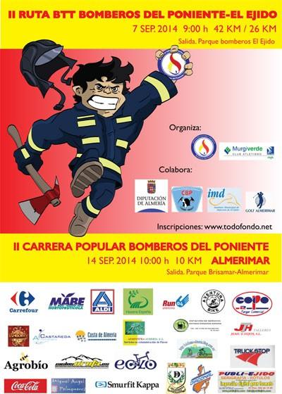 La sierra ejidense acoge el próximo domingo la II Ruta BTT Bomberos del Poniente - El Ejido