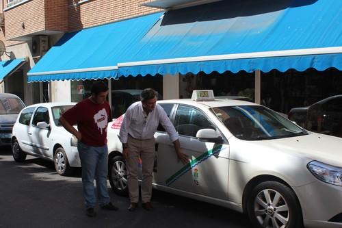 Nueva imagen corporativa de la flota de taxis para promover el uso del transporte público urbano con motivo de la celebración de la ‘Semana Europea de la Movilidad 2014’