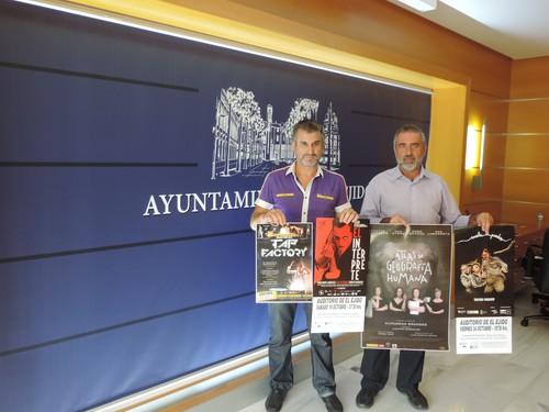 Ana Belén, Rafael Amargo, Chenoa, Gemeliers, Asier Etxeandía y Tap Factory, platos fuertes del ‘Otoño cultural de El Ejido’