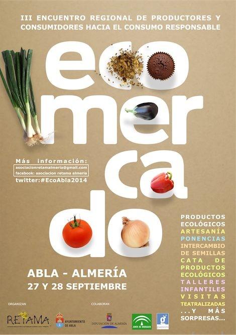 El III Ecomercado de Abla abordará el emprendimiento en el ámbito ecológico