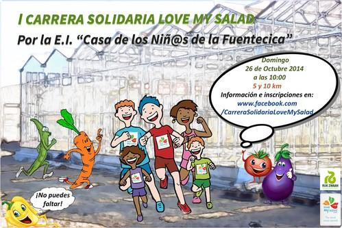 El próximo día 26 de octubre tendrá lugar la primera carrera solidaria organizada por Rijk Zwaan: I Carrera Love My Salad