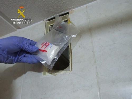 La Guardia Civil desarticula un activo punto de venta de cocaína en el Levante Almeriense