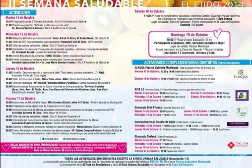 La ‘II Semana Saludable de El Ejido’ centrará mañana la atención en la alimentación infantil