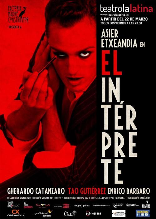 El Teatro Auditorio acoge este sábado el musical ‘El Intérprete’, protagonizado por Asier Etxeandía