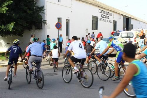 Más de 200 personas participan en el Día de la Bicicleta de Santa María del Águila