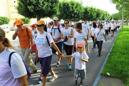 Unas 400 personas recorrieron, ayer, los 8 kilómetros de la 'II Ruta Urbana Saludable'