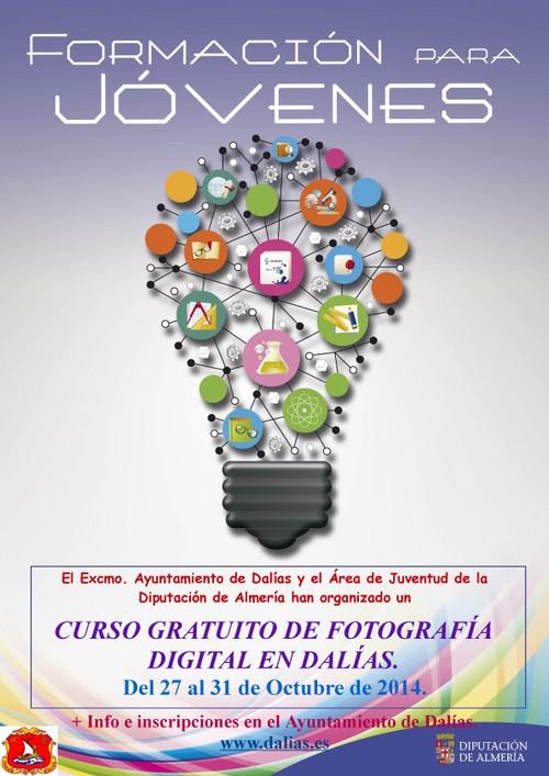 El Ayuntamiento de Dalías y la Diputación organizan un curso gratuito de fotografía del 27 al 31 de octubre