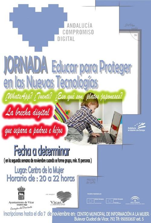 El Ayuntamiento de Vicar organiza una jornada de Sensibilización sobre la Seguridad en Internet