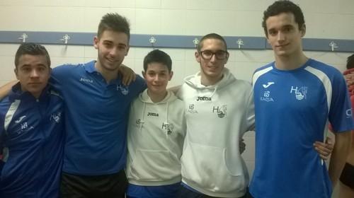 Los nadadores del H2O, Miguel Ángel Vargas, Mario Ortega, Alejandro Robles y Miguel Guerrero consiguen clasificarse para el Campeonato de España