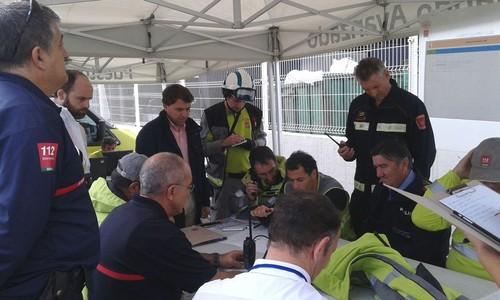 El Ejido acoge un simulacro de accidente de mercancías peligrosas realizado por la Junta