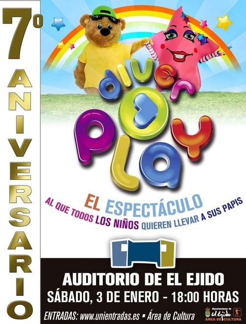 Arranca la programación del VII aniversario del Teatro Auditorio con el espectáculo familiar Diverplay