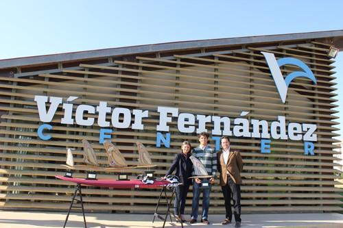 Encuentro entre el Alcalde de El Ejido y el Subcampeón del Mundo de Windsurf 2014 en la modalidad ‘Olas’, Víctor Fernández