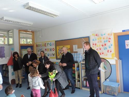 Las delegadas del Gobierno de la Junta y Educación visitan los nuevos módulos de Infantil del CEIP Loma Santo Domingo de El Ejido