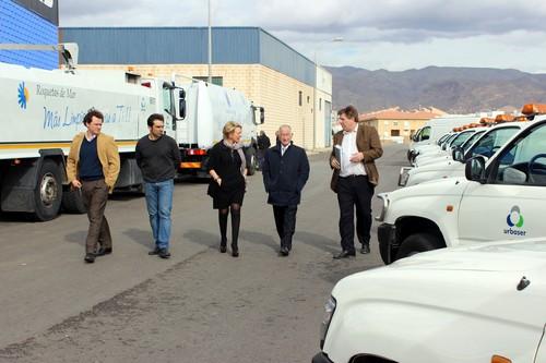 Urbaser refuerza su flota de vehículos y amplía sus instalaciones en Roquetas de Mar