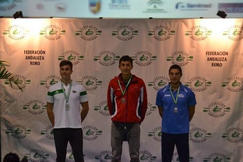 El remero, Marcelo García, bronce en el Campeonato de Andalucía de Remoergometro