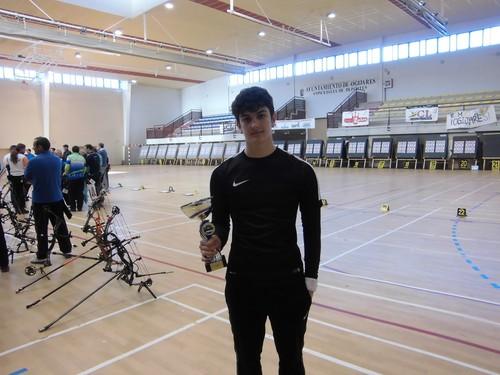 El ejidense Juan José Barroso se proclama campeón de Andalucía cadete de tiro con arco