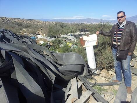 IU El Ejido denuncia vertederos incontrolados en el parque natural de Punta Entinas