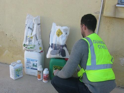 La Guardia Civil detiene al autor del robo ocurrido en dos cortijos y recupera casi la totalidad de lo sustraído