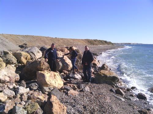 El PAL agradece a la Dirección General de Costas el interés mostrado para dar una solución en la playa de las Cuevecillas de Balerma, dañada por la erosión de la Escollera