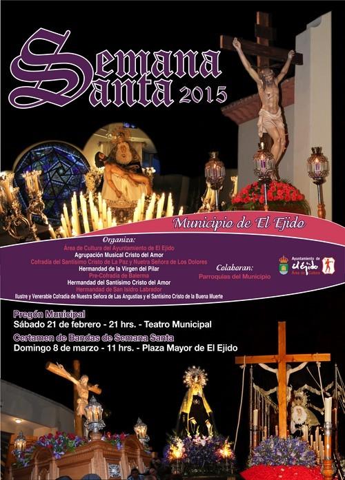 Arrancan este sábado los actos de Semana Santa con la lectura del pregón y la presentación del cartel en el Teatro Municipal