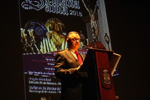 Justo Marín da el pistoletazo de salida a la programación de Semana Santa con la lectura del pregón