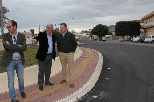 El Ayuntamiento de Adra muestra su satisfacción por las obras de mejora en la N-340 entre Venta Nueva, Cuatro Higueras y La Curva