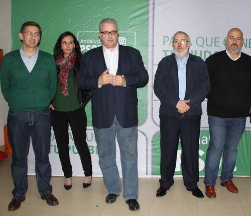 José Miguel Romero, presentado anoche como candidato del PSOE de El Ejido a la Junta Local de Santa María del Águila