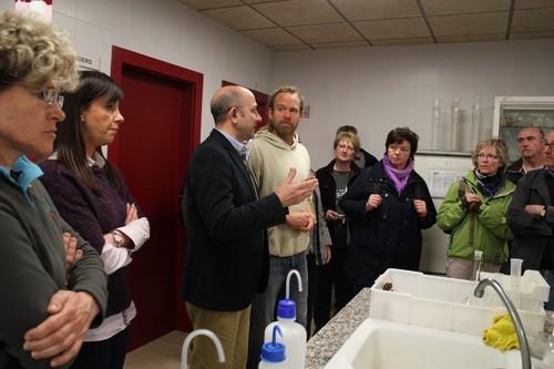 Visita de agricultores alemanes al CUAM para conocer los altísimos controles de calidad a los que se someten las hortalizas ejidenses