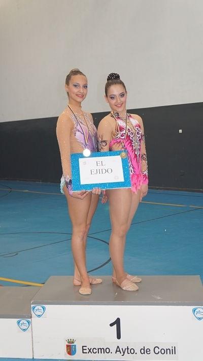 Oro y bronce para las gimnastas ejidenses en el Torneo Ciudad de Conil