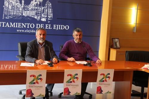 Este próximo fin de semana arranca la XXVI Muestra de Teatro Aficionado de El Ejido con 30 espectáculos