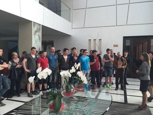 Una treintena de estudiantes alemanes de Ingeniería visita El Ejido para conocer su sistema agrario