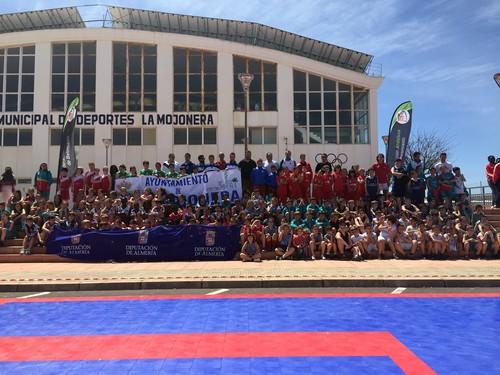 La Mojonera celebra los encuentros educativos de promoción del preminibasket