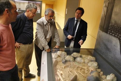 Los trabajos de adecuación de las salas que albergarán la colección arqueológica concluirán a principios de mayo