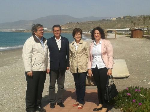 En junio comenzarán las obras de los cuatro espigones de la playa de Balanegra