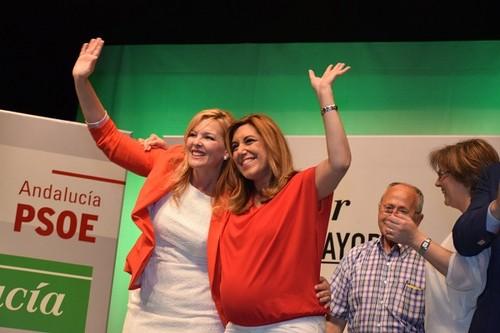 Susana Díaz (PSOE): “Tengo el cariño de los andaluces, su apoyo y un partido muy grande que va a abrir los mejores años para Andalucía”