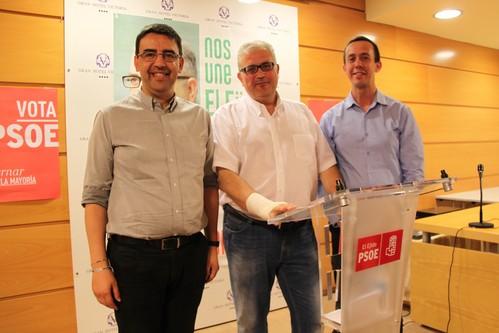 Tomás Elorrieta recibe el respaldo de Mario Jiménez en un 'multitudinario mitin'