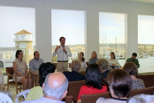 Francisco Góngora visita los centros de mayores de Almerimar y San Agustín