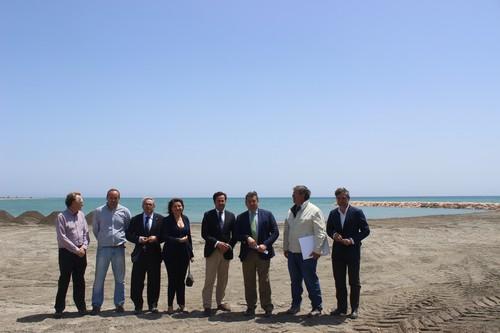 A punto de concluir los trabajos de Costas en la playa de Levante que dan solución al problema de regresión de ese tramo del litoral