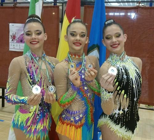 Las gimnastas ejidenses logran tres medallas de oro en Cádiz