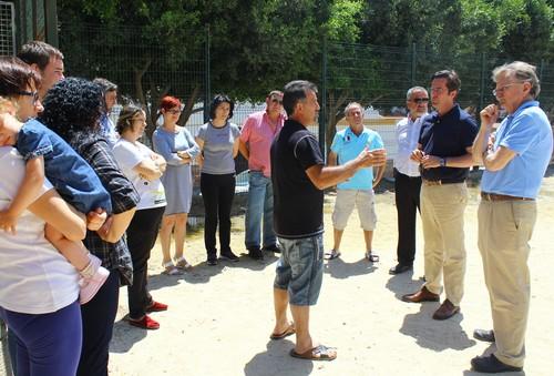 La Loma de la Mezquita contará con una pista polideportiva en el actual campo de tierra