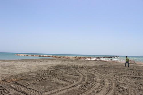 Comienza la puesta a punto de todas las playas del municipio