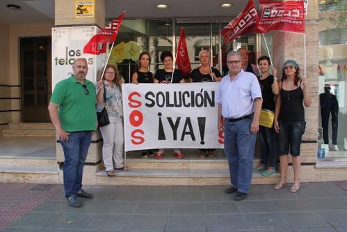 El PSOE de El Ejido muestra su apoyo a los trabajadores de Los Telares