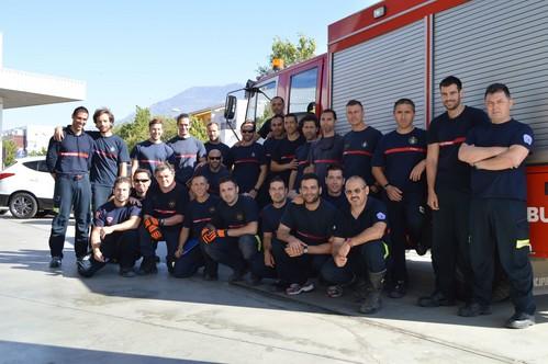 Bomberos del Poniente participan en el curso de Buceo en Humo
