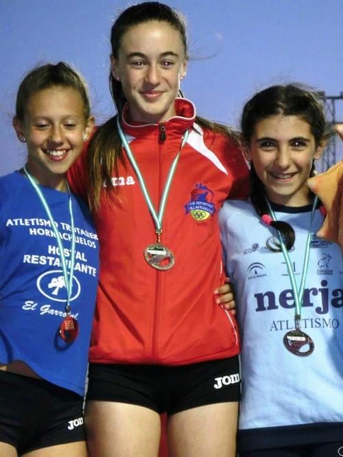 Alba Moreno logra la medalla de bronce en el Campeonato de Andalucía de Atletismo