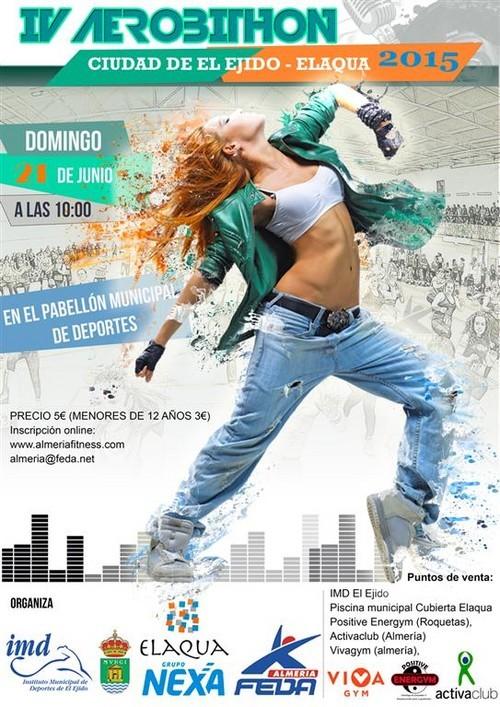 El Pabellón Municipal de El Ejido acogerá este domingo el ‘IV Aerobithón Ciudad de El Ejido-Elaqua’