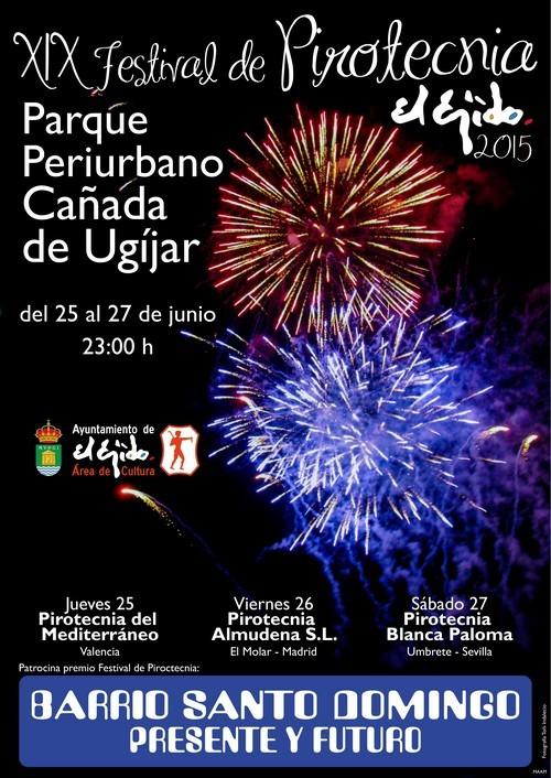 Arranca esta noche el XIX Festival de Pirotecnia ‘Ciudad de El Ejido’ con la participación de tres empresas y la quema de 150 kilos de pólvora